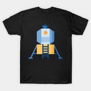 space ship satellite icon sticker T-Shirt